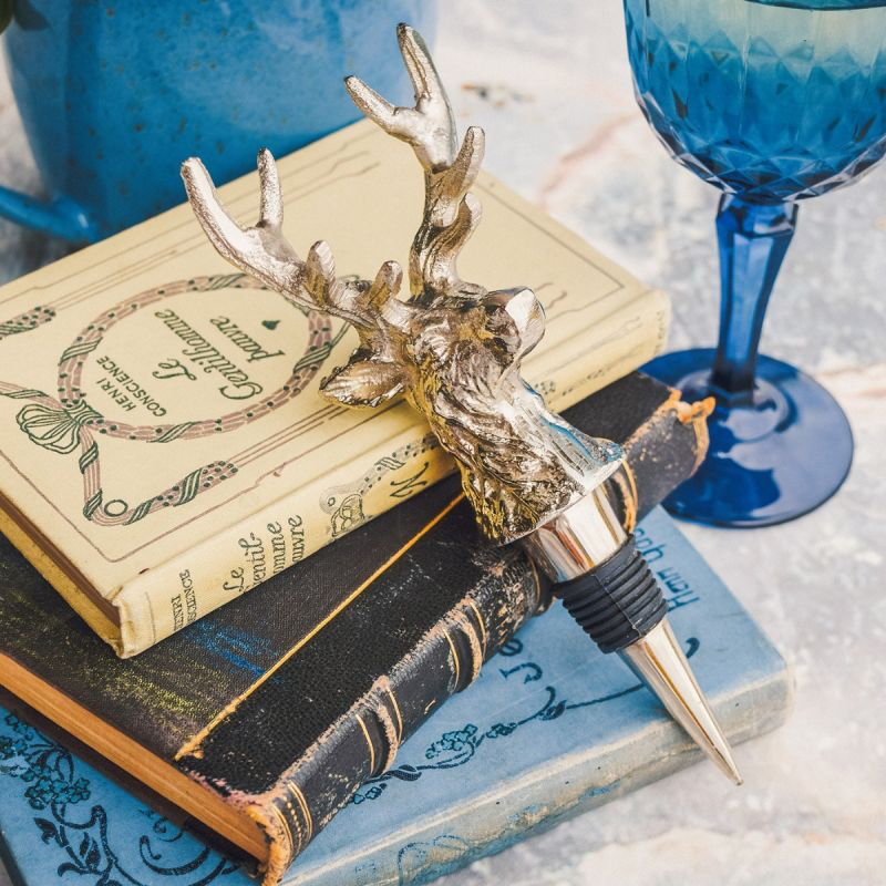 Stag Bust Bottle Stop