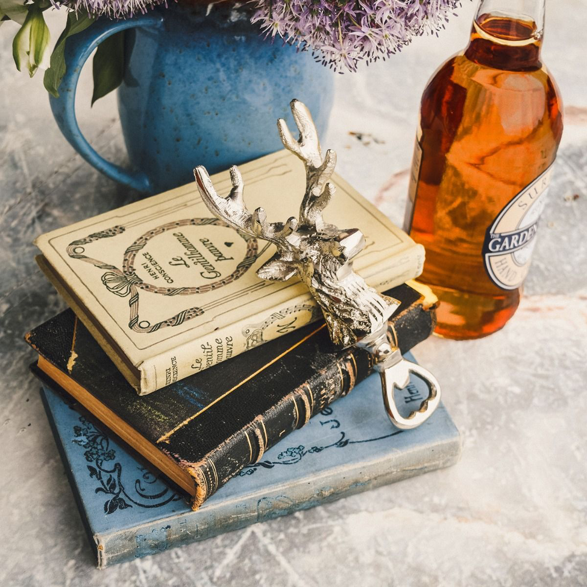 Stag Bust Bottle Opener