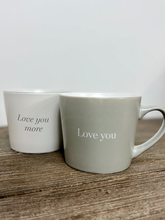 "Love You" Set Of Mugs