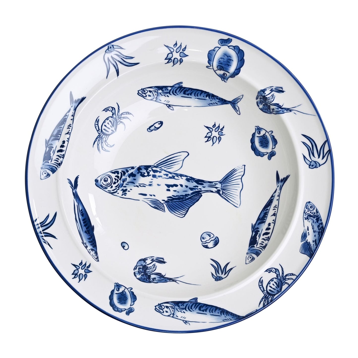 Large Shallow Serving Bowl